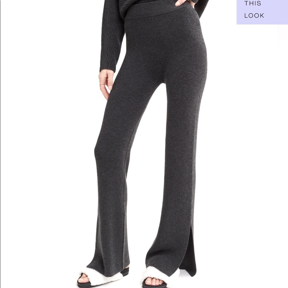 LE ORE-Lodi Flared Knit Pants
